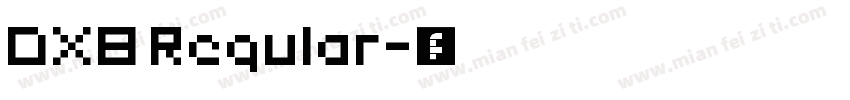 DXB Regular字体转换